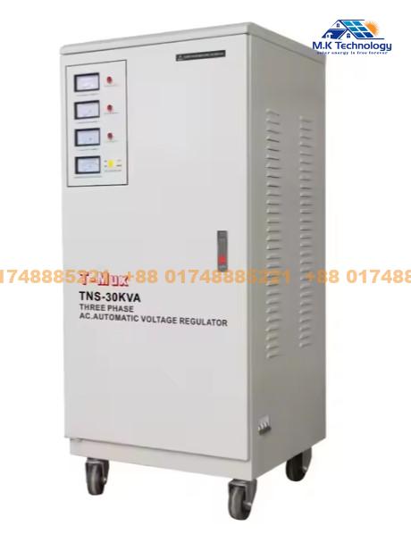 SAKO-TNS-30KVA-Automatic-Voltage-Regulator-China.jpg Sako-TNS 30KVA/30000VA Servo Automatic Voltage Stabilizer Three Phase - Image 1